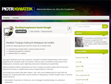 Tablet Screenshot of piotr.kwiatek.org