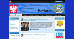Desktop Screenshot of kwiatek.edu.pl